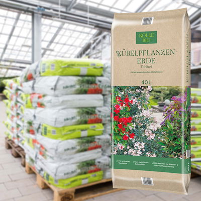 Kölle Bio Kübelpflanzenerde, torffrei, 36 Sack á 40 l, gesamt 1440 Liter