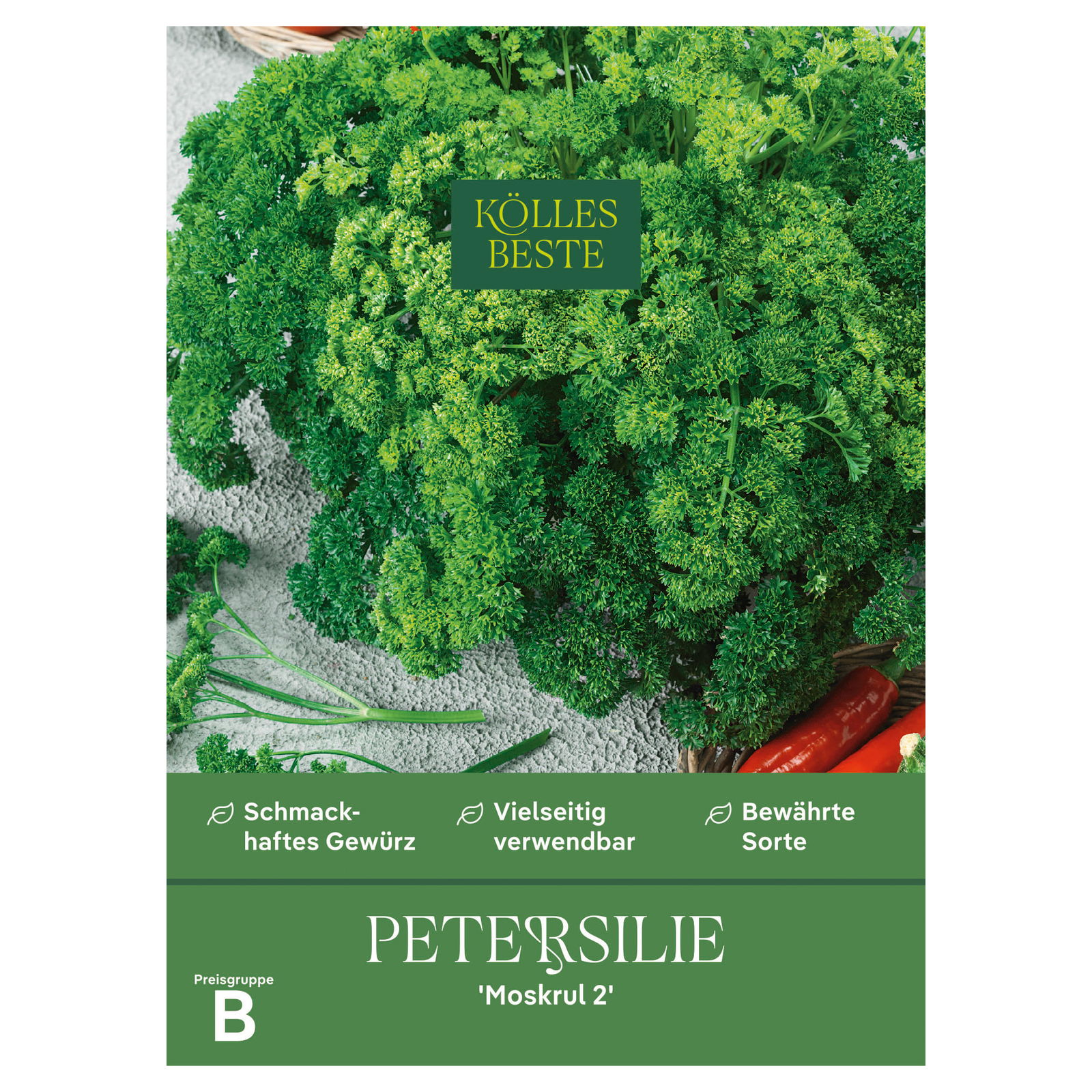 Kölles Beste Kräutersamen, Petersilie 'Moskrul 2' Kölles Beste Kräutersamen, Petersilie 'Moskrul 2'