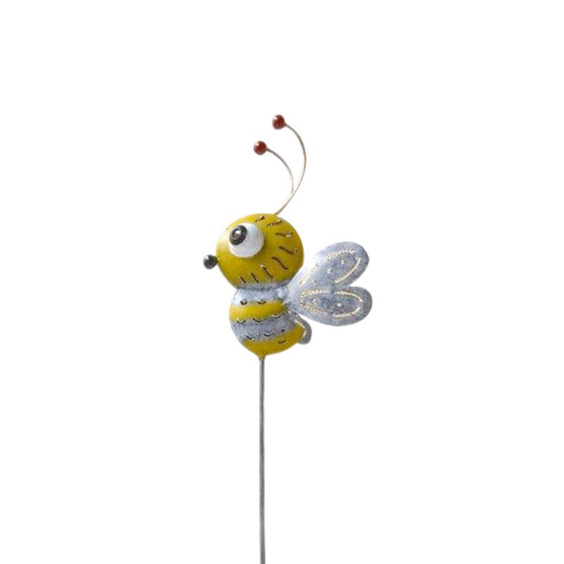 Kölle Gartenfigur Biene mit Stecker, ca. 15x12x65 cm