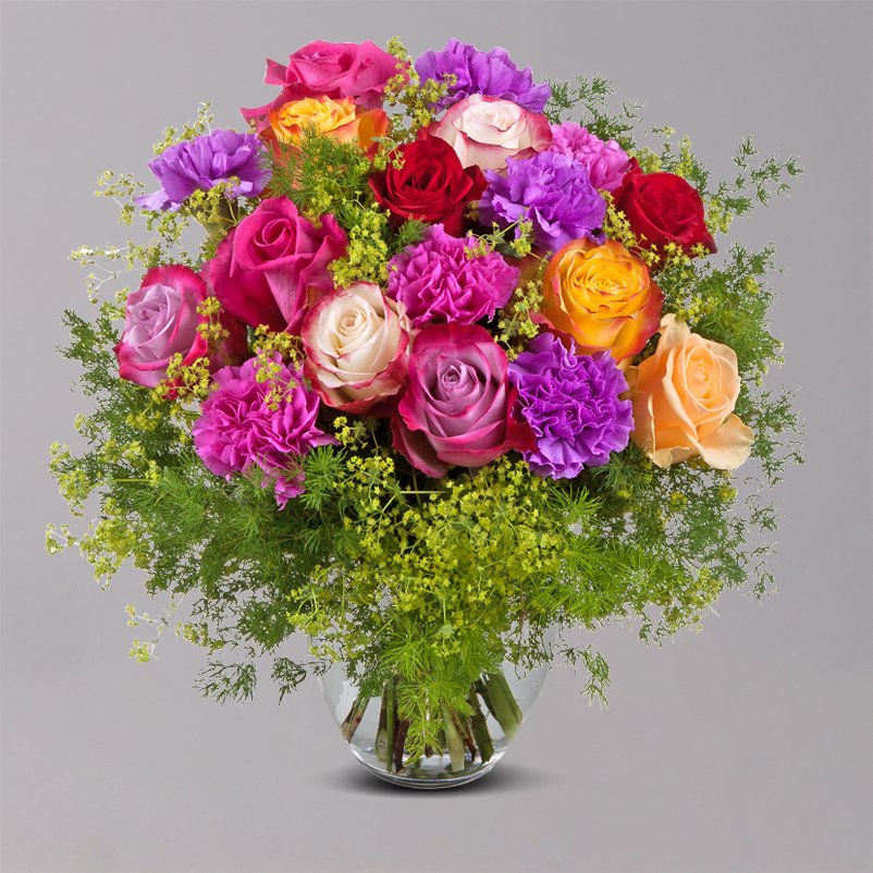 Blumenstrauß 'Du bist die Beste!' inkl. gratis Grußkarte