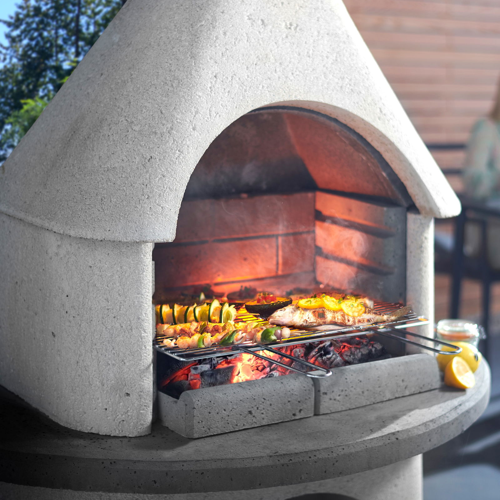 Buschbeck Grillkamin 'Valencia' inkl. Grillrost Buschbeck Grillkamin 'Valencia' inkl. Grillrost