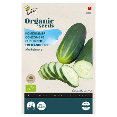 Bio-Saatgut Freilandgurke 'Marketmore', grün Bio-Saatgut Freilandgurke 'Marketmore', grün