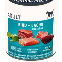 Hundefutter 'Animonda Cran Carno ® Adult', Rind, Lachs & Spinat, 400 g