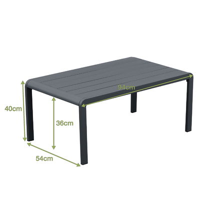 Loungegruppe 'Han', 4tlg., grau Loungegruppe 'Han', 4tlg., grau