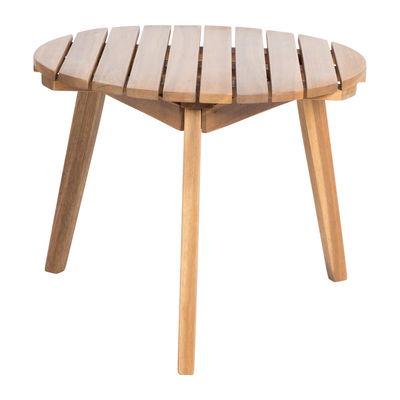 Hocker/Beistelltisch FSC®-Akazienholz rund Ø ca. 50 cm, Höhe 40 cm