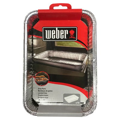 Weber® Alutropfschalen klein, 10 Stück