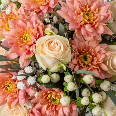 Blumenstrauß 'Miami', handgebunden Blumenstrauß 'Miami', handgebunden