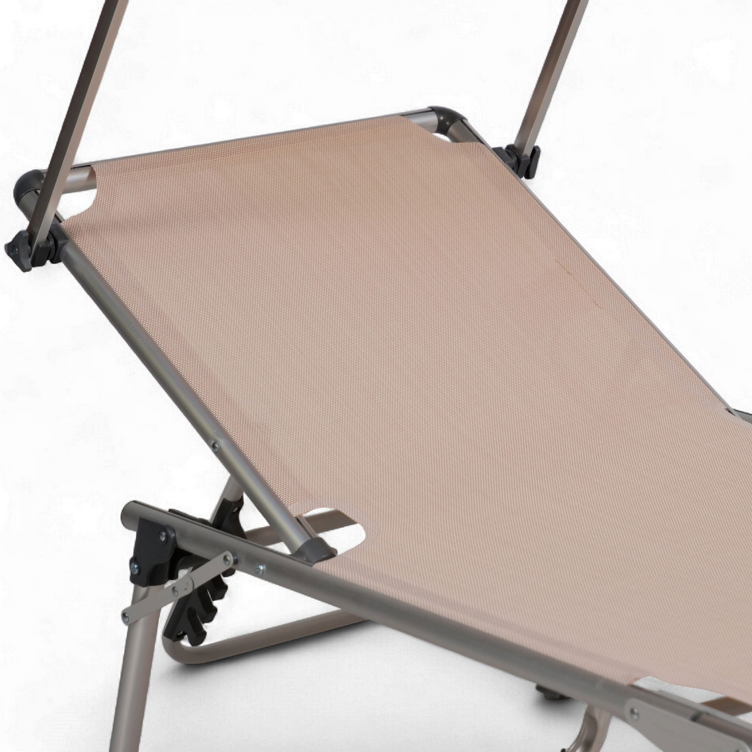 Sungörl Campingliege 'Mykonos Comfort Taupe', taupe