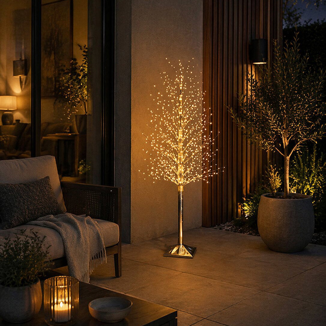 LED Baum, 1400 LEDs, gold, Höhe ca. 210 cm LED Baum, 1400 LEDs, gold, Höhe ca. 210 cm