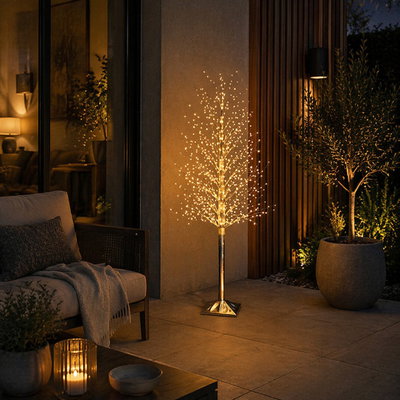LED Baum, 1400 LEDs, gold, Höhe ca. 210 cm LED Baum, 1400 LEDs, gold, Höhe ca. 210 cm