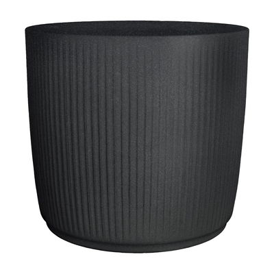 Scheurich Pflanzgefäß 'Linetto', schwarz, ca. Ø 39 x H 35 cm Scheurich Pflanzgefäß 'Linetto', schwarz, ca. Ø 39 x H 35 cm