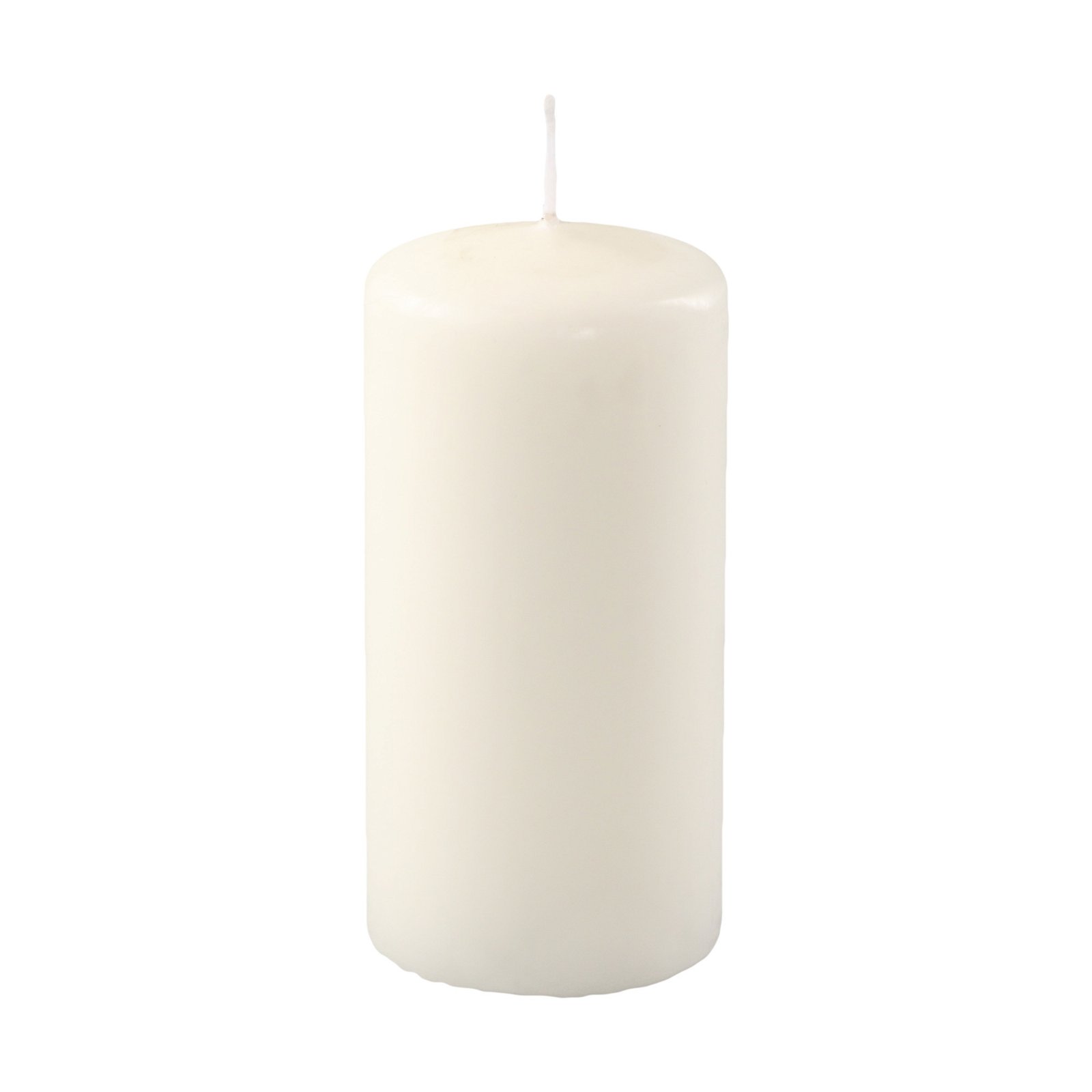 Safe Candle® Stumpenkerze, weiß