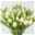Blumenbund mit Tulpen, 30er-Bund, weiß, inkl. gratis Grußkarte