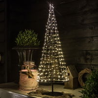 LED Weihnachtsbaum mit 60 Lichtern, warmweiß, ca. H32xB10 cm