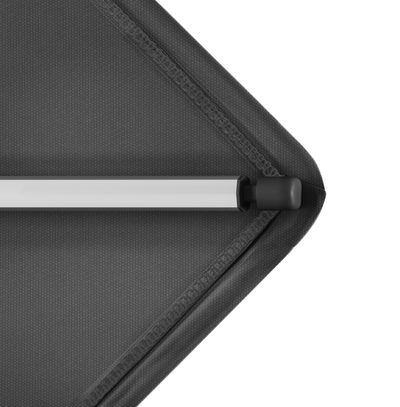 Knirps Kurbelschirm 'Apoll', dunkelgrau, ca. 230 x 150 cm