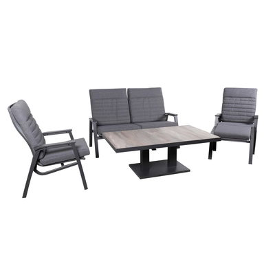 Gartenlounge-Set 'Paris' inkl. Auflagen, 5-teilig