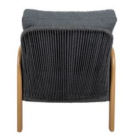 Kölle Loungegruppe 'Malta' inkl. Auflagen, 4-teilig, grau/holzfarben