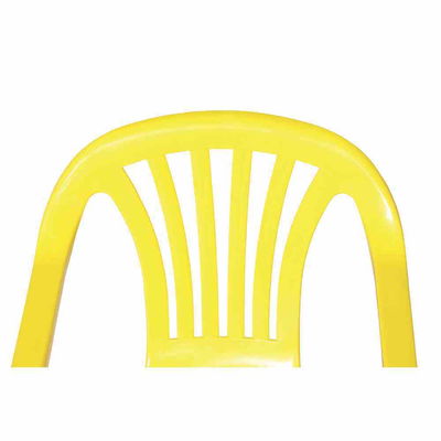 Kinderstuhl aus Kunststoff, gelb Kinderstuhl aus Kunststoff, gelb