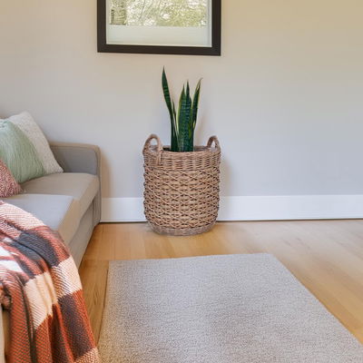 Pflanzkorb 'Tuy', natur braun, ca. Ø 44 x H 53 cm