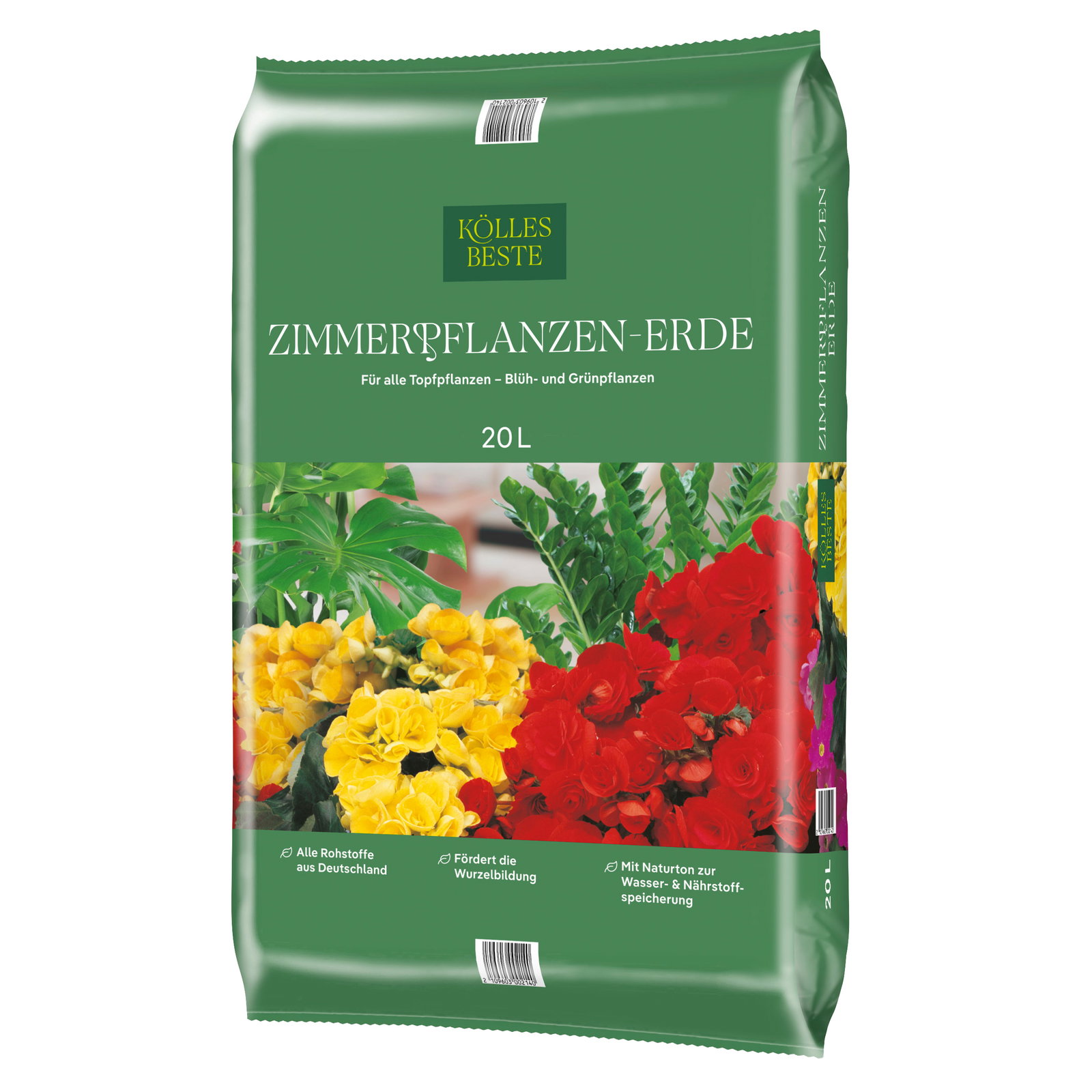 Kölles Beste Zimmerpflanzenerde, torfreduziert, 20 Liter