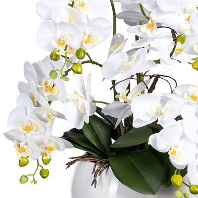 Kunstpflanze Phalaenopsis, weiß, Höhe ca. 56 cm