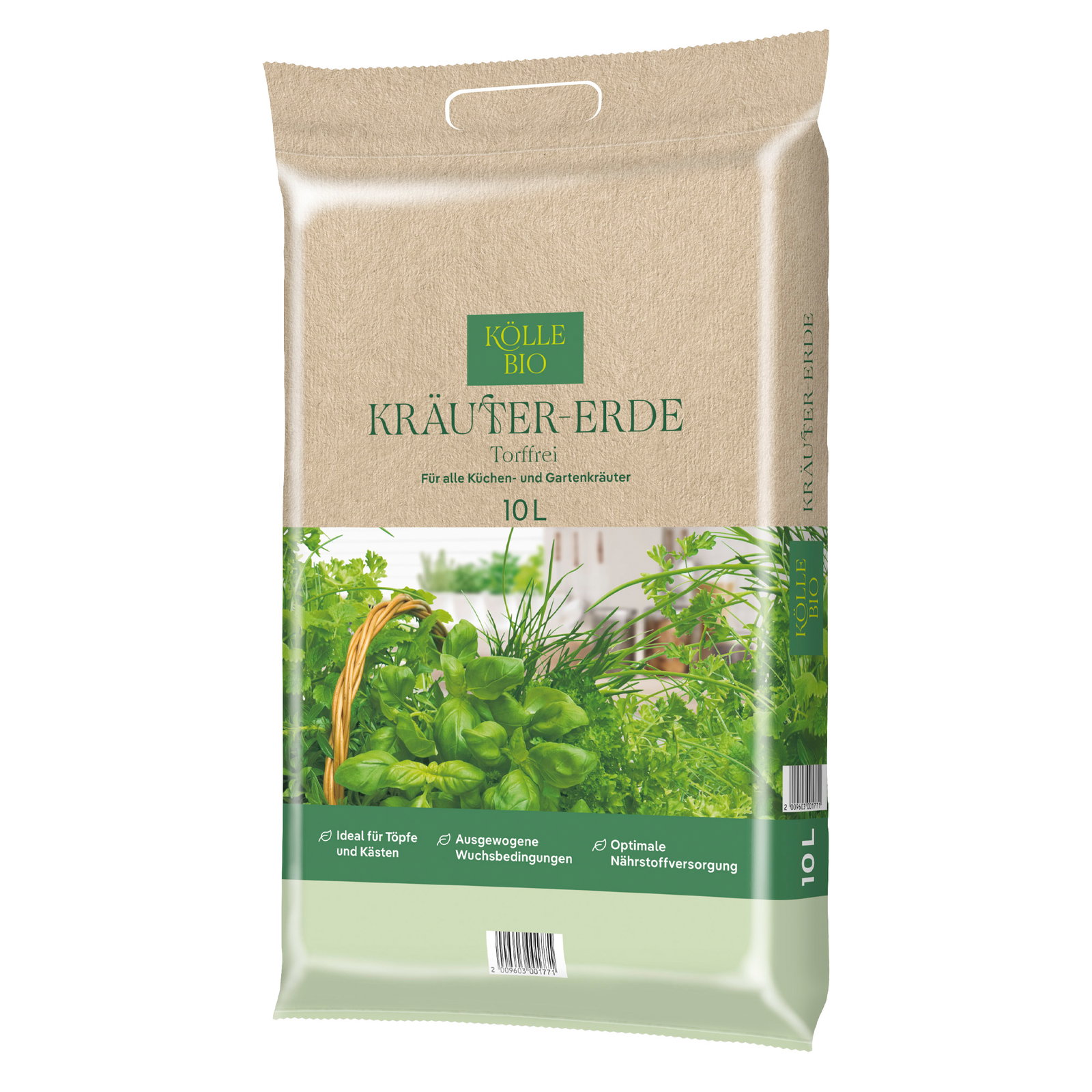 Kölle Bio Kräutererde, torffrei, 10 Liter