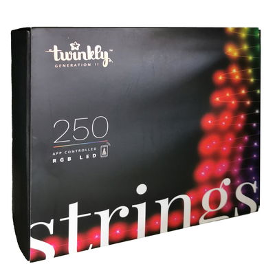 Twinkly LED Lichterkette 'Strings', bunt, 250 LEDs, Länge ca. 20 m Twinkly LED Lichterkette 'Strings', bunt, 250 LEDs, Länge ca. 20 m