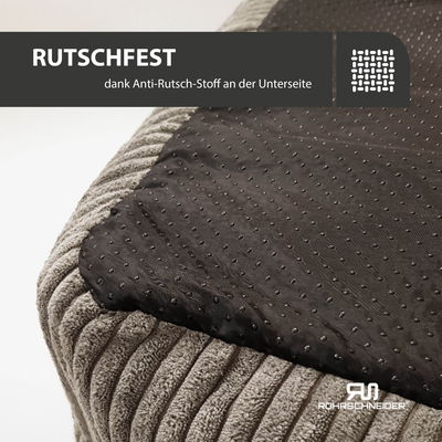 Rohrschneider Tierbett 'Milly', taupe, ca. 42 x 55 cm Rohrschneider Tierbett 'Milly', taupe, ca. 42 x 55 cm