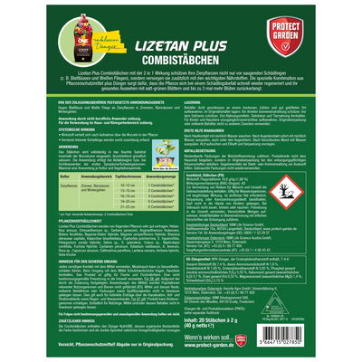 Lizetan Plus Kombistäbchen, Protect Garden, 20 Stück Lizetan Plus Kombistäbchen, Protect Garden, 20 Stück