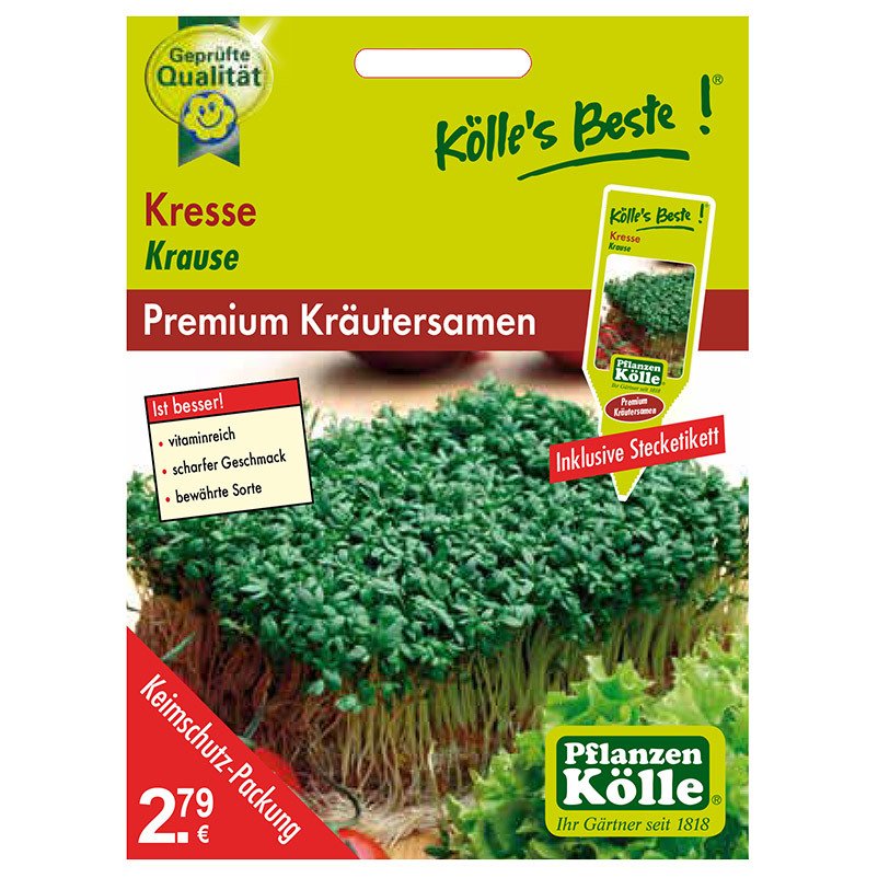 Kölle's Beste Kräutersamen Krause Gartenkresse