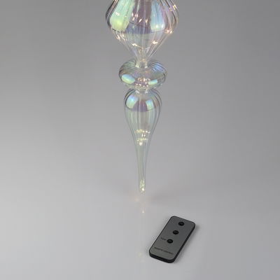 LED Glaszapfen 'Iris', Höhe ca. 47 cm LED Glaszapfen 'Iris', Höhe ca. 47 cm