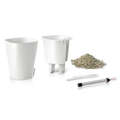 Lechuza 'Mini-Deltini', weiß, ca. 10 x 10 x H 13 cm