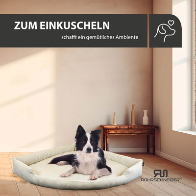 Silvio Design Eck-Kuschelsofa 'Tabby', Größe 3, ca. 120 x 160 cm Silvio Design Eck-Kuschelsofa 'Tabby', Größe 3, ca. 120 x 160 cm