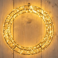 LED Kranz, 800 LEDs, klassisch warm, Ø ca. 36 cm LED Kranz, 800 LEDs, klassisch warm, Ø ca. 36 cm
