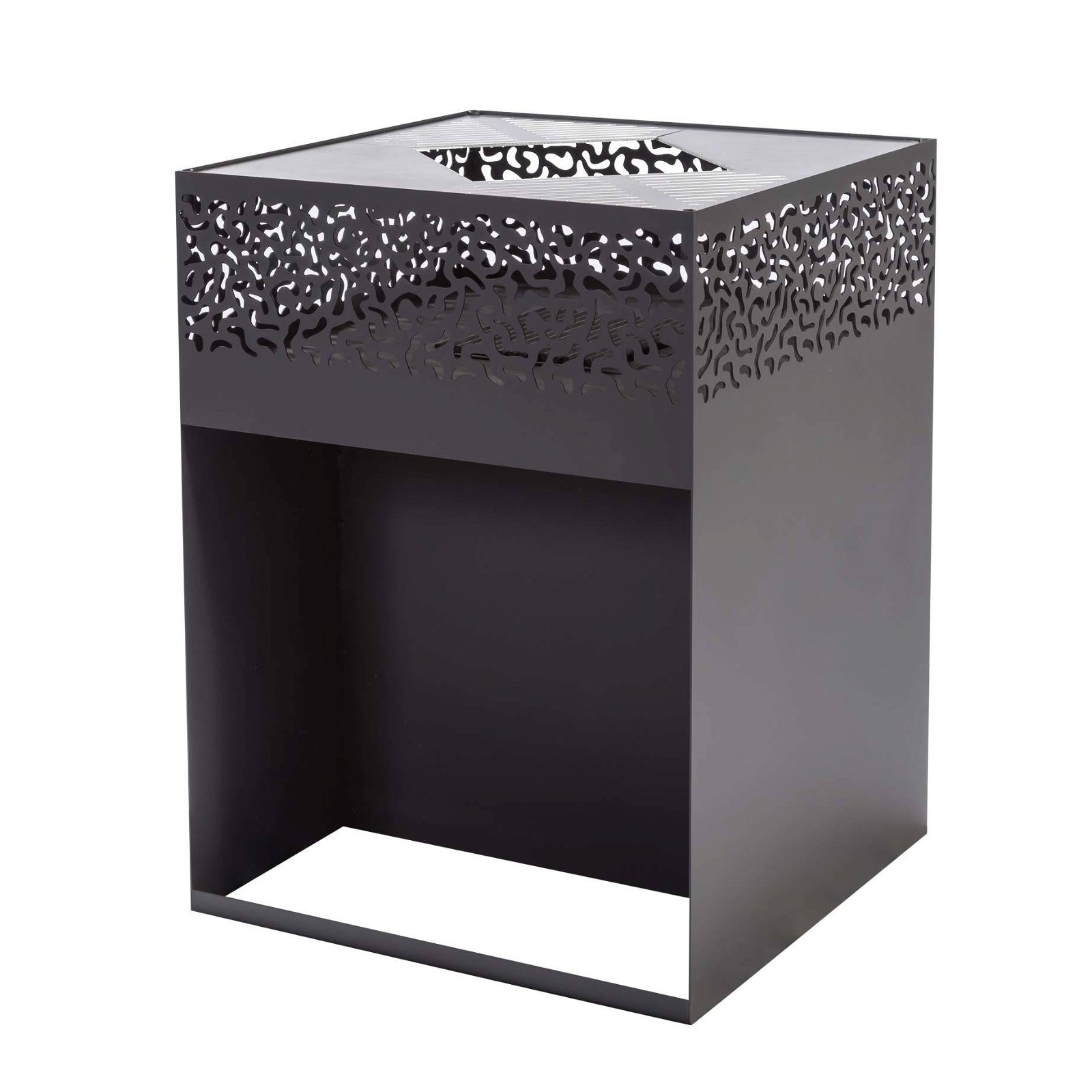 Feuerstelle Cube / 75x75x100cm, 79,9kg, multifunktional