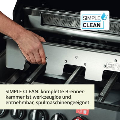 Enders Gasgrill Monroe PRO 3 SIK Turbo Shadow, inkl. Wetterschutzhülle