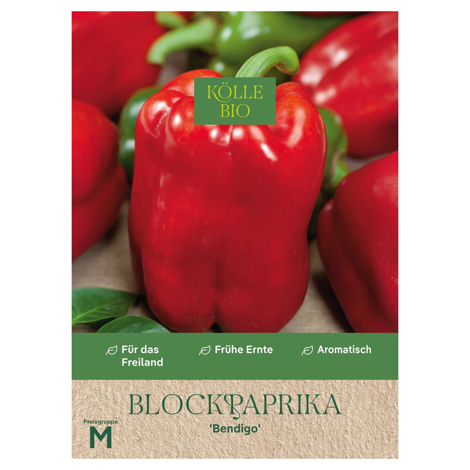 Kölle Bio Gemüsesamen, Blockpaprika 'Bendigo'