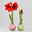 Amaryllis in Wachs, Dekor 'Red Joy', Farbe zufällig, Blüte rot, 2 Pflanzen Amaryllis in Wachs, Dekor 'Red Joy', Farbe zufällig, Blüte rot, 2 Pflanzen