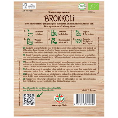 Gemüsesamen, Bio Keimsprossen 'Brokkoletti'