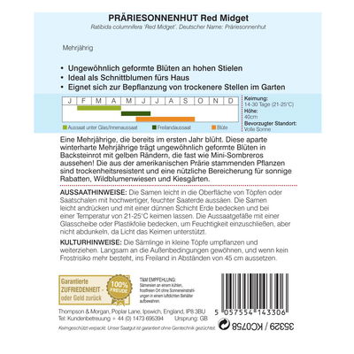 Samenmischung Präriensonnenhut 'Red Midget', gelb-orange Samenmischung Präriensonnenhut 'Red Midget', gelb-orange