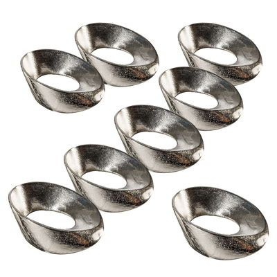 Serviettenring Living, 8er-Set, Aluminium, Silber, 5,5 x 7,0 x 3,5 cm Serviettenring Living, 8er-Set, Aluminium, Silber, 5,5 x 7,0 x 3,5 cm