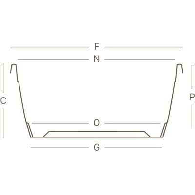 Euro 3 Plast Pflanzschale 'Libis', terra, ca. Ø 35 x H 15 xm