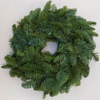 Adventskranz, Nobilistanne, rund gebunden, ca. 35 cm Ø