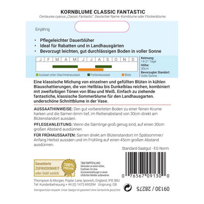 Kornblumensamen 'Classic Fantastic' Kornblumensamen 'Classic Fantastic'