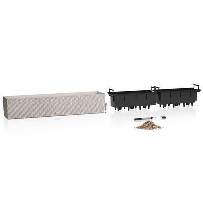 Lechuza 'Balconera Cottage 100', sandbraun, ca. 99 x 19 x H 19 cm