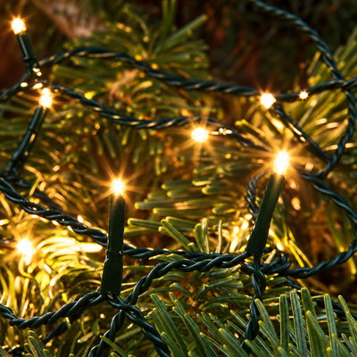 Kölle LED Lichterkette Compact Lights, klassisch warm, 1500 LEDs, Länge ca. 34 m