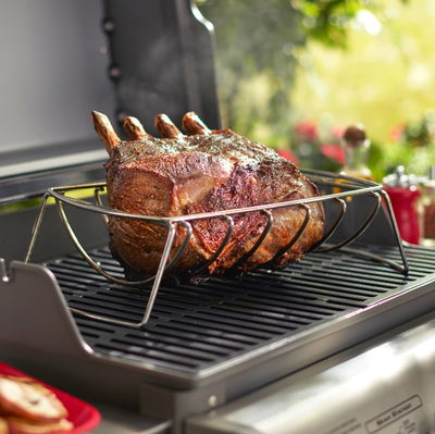 Weber® Spare-Rib-Halter & Bratenkorb