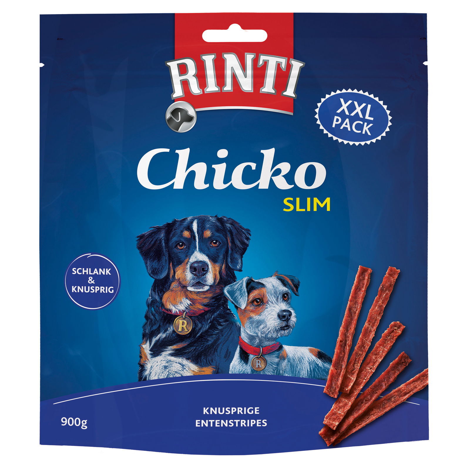 Rinti Snack Chicko Slim, Ente, 900 g