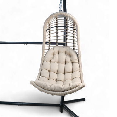 Sungörl Doppel-Hängesessel 'Bardolino' inkl. Auflagen, anthrazit/braun