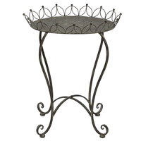 Beistelltisch, grau-braun, ca. 53 x 40 x H 68 cm